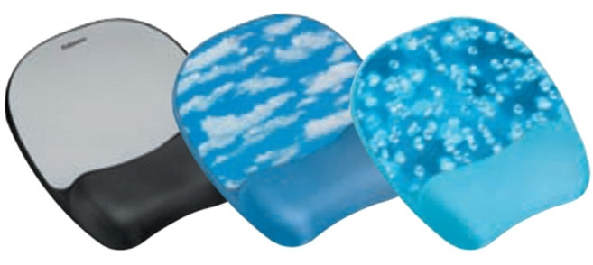 펠로우즈 메모리폼 마우스패드, 실버, 1개