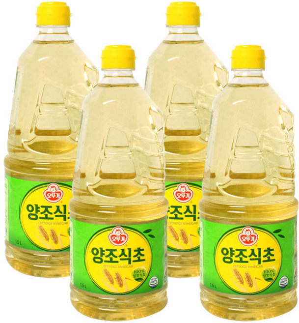 오뚜기 양조식초, 1.5L, 4개