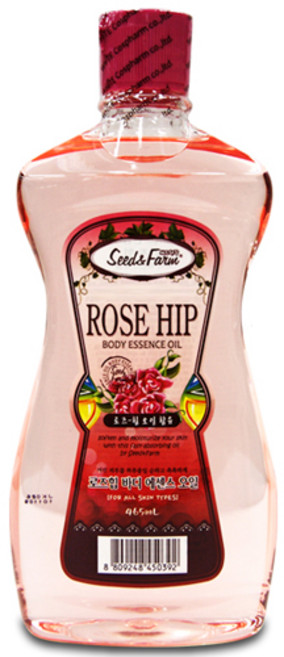 씨드앤팜 바디 에센스 오일 로즈힙, 465ml, 1개