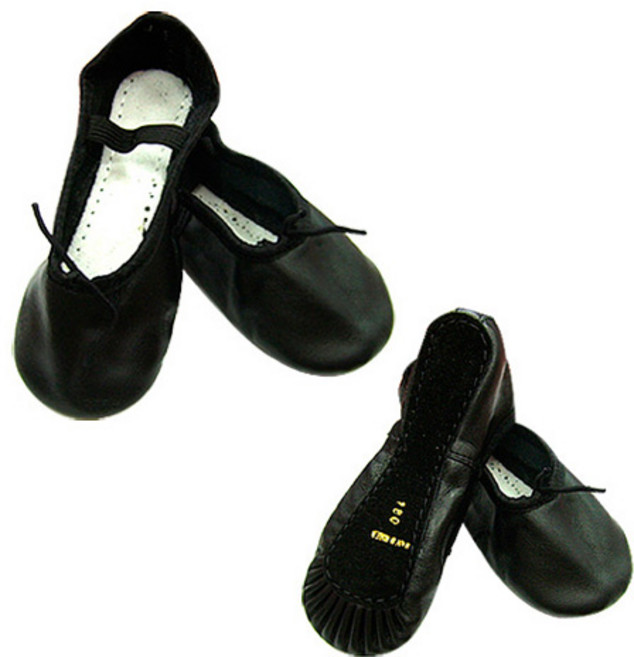 *세일* 캐릭모아키즈 블랙일자 인조가죽 발레슈즈 유아 아동