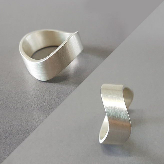 925실버 S자 민무늬반지 은반지 실버반지 커플링 국내공방제작