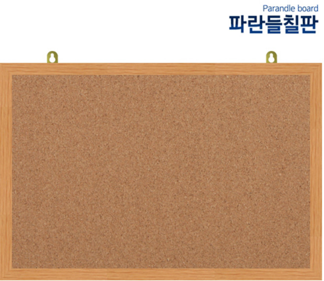 120x60cm 압정콜크게시판, 오크
