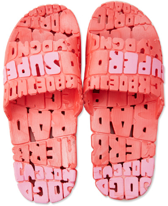 SUPER 욕실화 레드, 1개