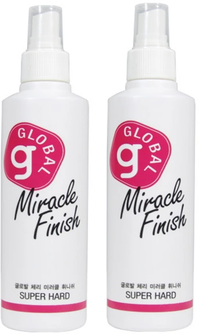 새한글로벌 체리 미러클 휘니쉬 헤어스프레이, 240ml, 2개 - 쿠팡
