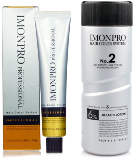 아이몬 헤어컬러 120g 산화제 800ml(1제6개당 2제1병), BV5 보라빛띤밝은밤색, 1개 - 쿠팡