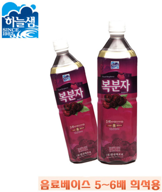 하늘샘 복분자, 1.02L, 1개