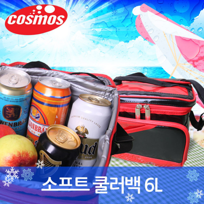 [라이펀] 코스모스 소프트 쿨러백 6리터, 단품