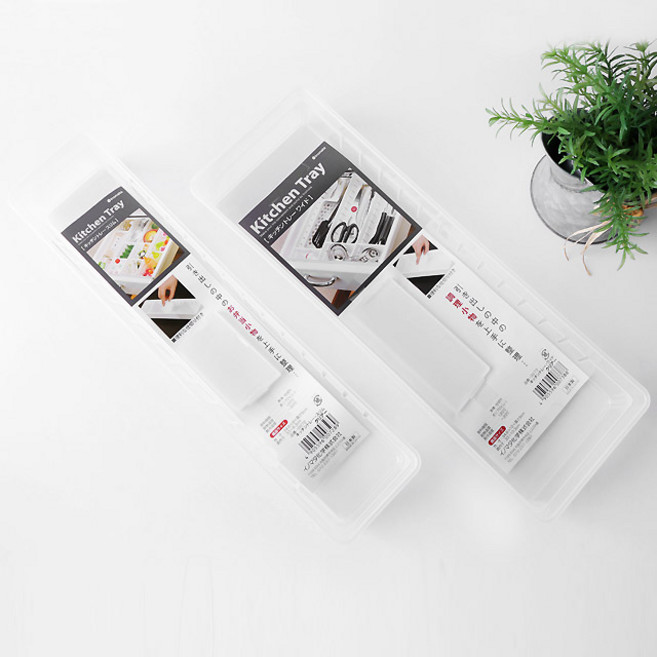 이노마타 일본 키친트레이 투명 슬림 와이드 선택1, 슬림 ONE COLOR, 1개, 1개