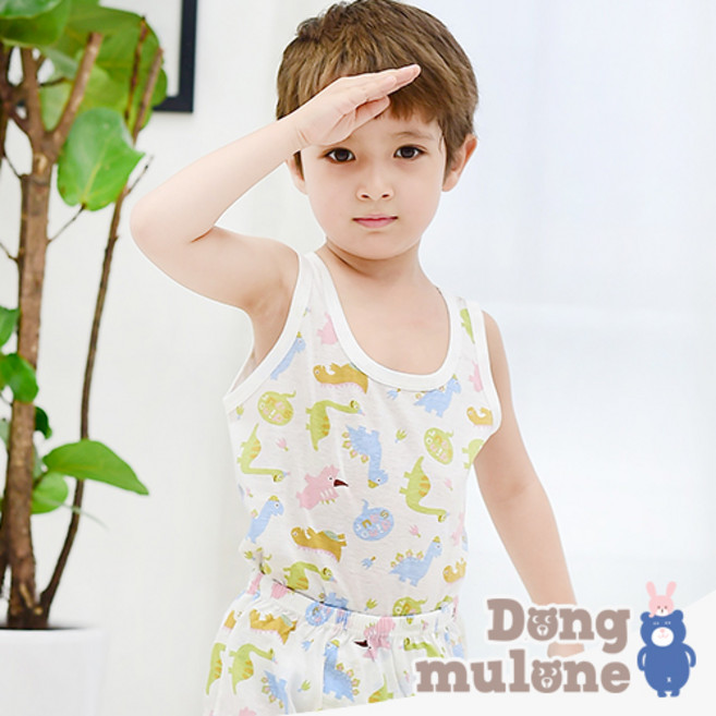 동물원 남아용 디노월드 40수 런닝