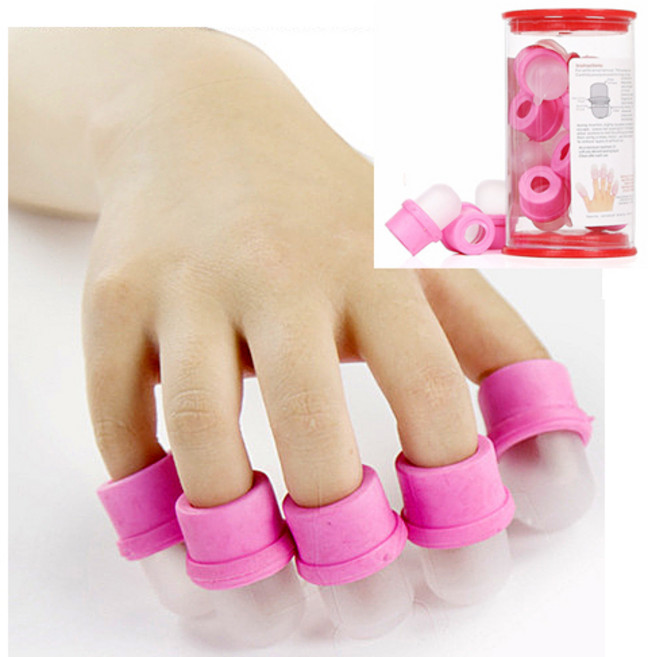 BB 셀프네일아트재료, 쏙오프 핑거캡슐, /네일재료/, 1개