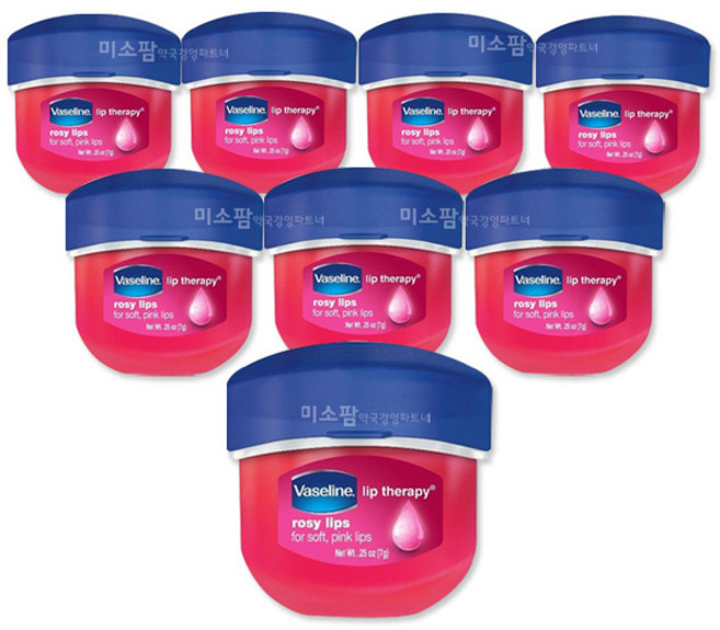 바세린 립테라피 로지 립밤7g 보습/케어 립밤, rosy lips, 7g, 1개