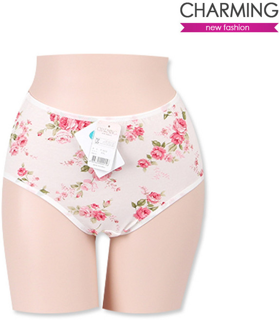 챠밍 꽃나염빅사이즈맥시409P