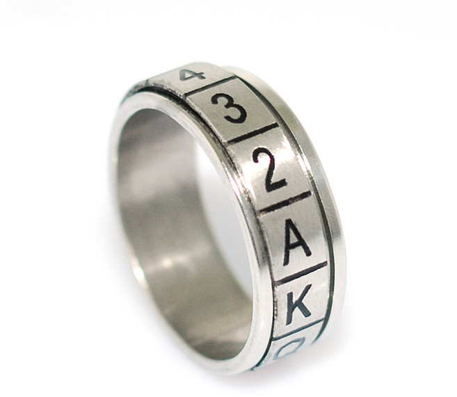 [골드러쉬] R-217 반지 남녀공용 스틸반지 패션