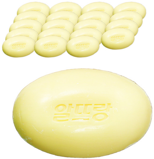 알뜨랑비누 알뜨랑(130g)옐로 목욕비누, 130g, 20개입