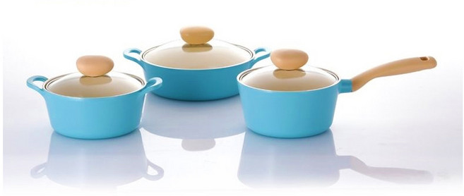 네오플램 레트로 양수냄비, 랜덤발송, 22cm, 1개