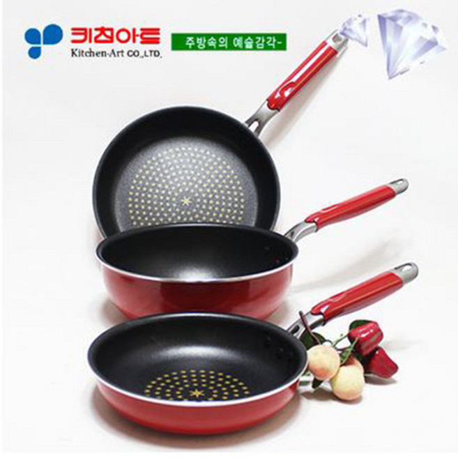키친아트 뷰티 다이아몬드 궁중팬, 24cm, 1개