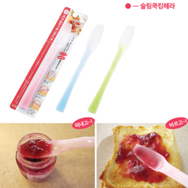 일본 에코/슬림쿡킹 헤라(잼스푼)/잼스푼/위생스푼, 랜덤, 1개
