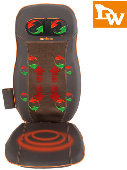 대웅모닝컴 8개의안마봉 DWM-3000 안마의자, DWM-3000(8구), 브라운