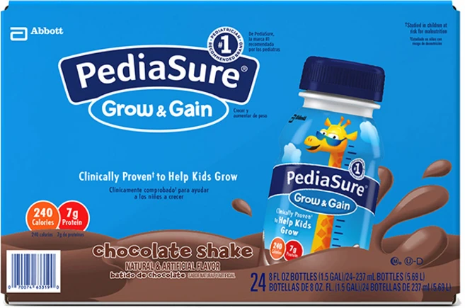 Pediasure 페디아슈어 액상 쵸콜릿맛 8oz(237ml) 24병, 237ml, 24개 - 쿠팡