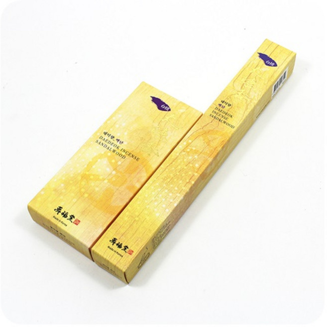 대덕향 백단 (단/장) - 백단향/전통향/국산향/만복당, 백단향, 단, 1개, 55g