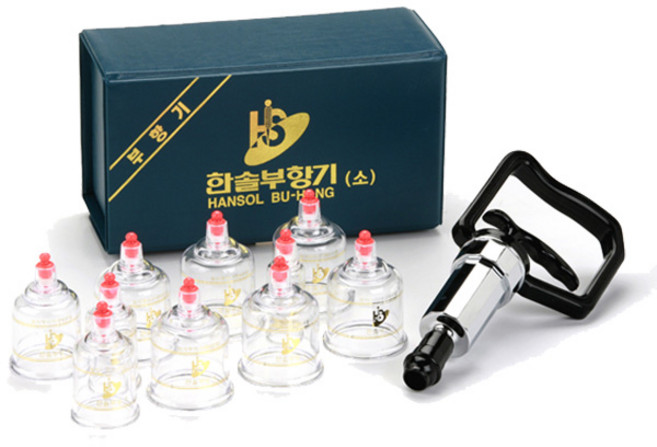 한솔부항기 일반형 10컵 소형 부항, 10개