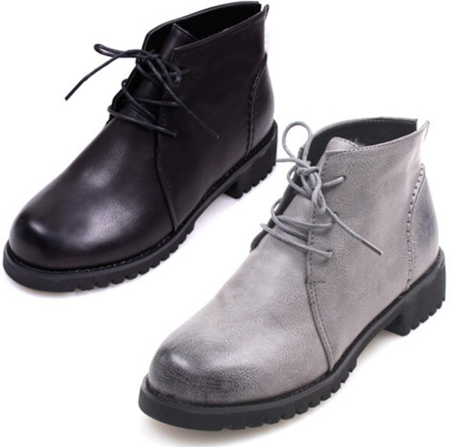 슈앤필 여성 겨울 털 안감 부츠 워커 구두 방한화 666