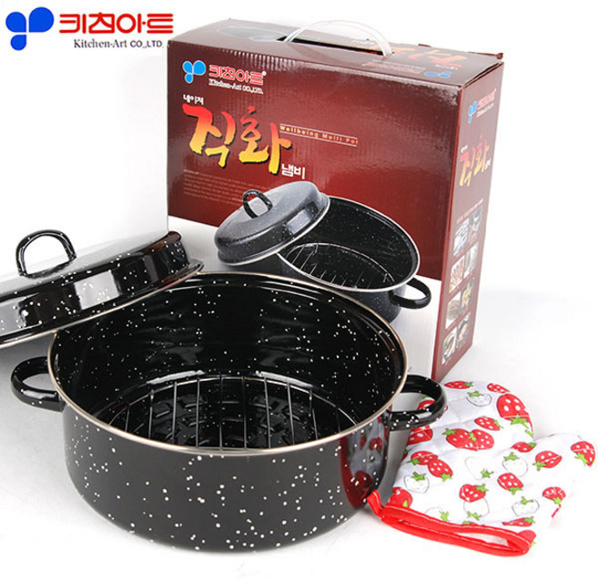 키친아트 직화구이 냄비, 28 cm, 1개