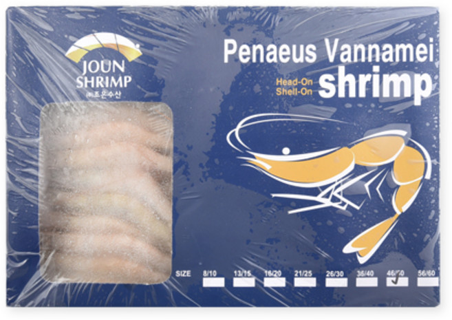 푸드마을 흰다리새우 화이트새우 500g 15미~60미, 1개, 500, 흰다리새우50미