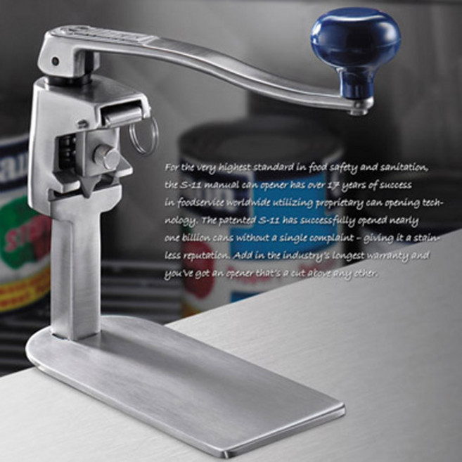 Edlund 스테인레스 테이블 캔 오프너 S-11 캔따개, 1개