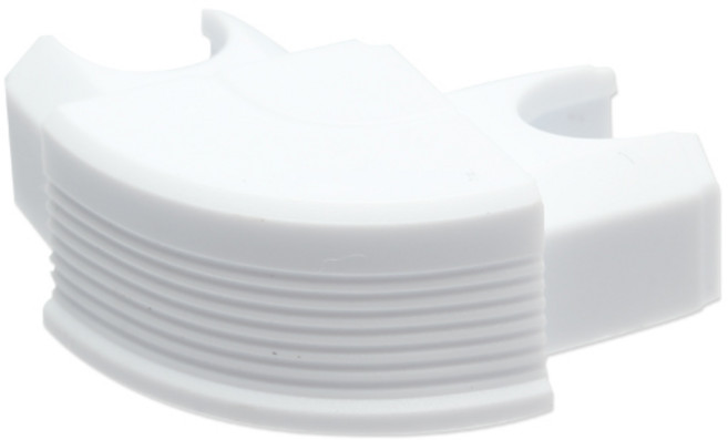 성원기업 피스고정용 레일고정용 액자걸이, 레일부속_프리미엄 액자레일 코너캡 화이트, 1개