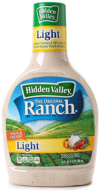 히든밸리 디 오리지널 랜치 드레싱 라이트, 1개, 709ml
