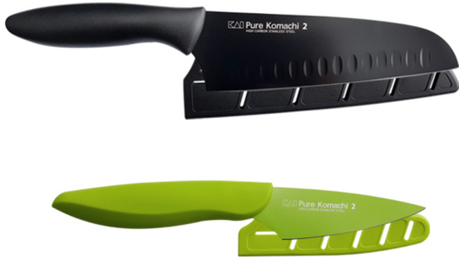 (set)퓨어코마치2 이유식칼 블랙+과일칼 연두 칼세트, 1세트