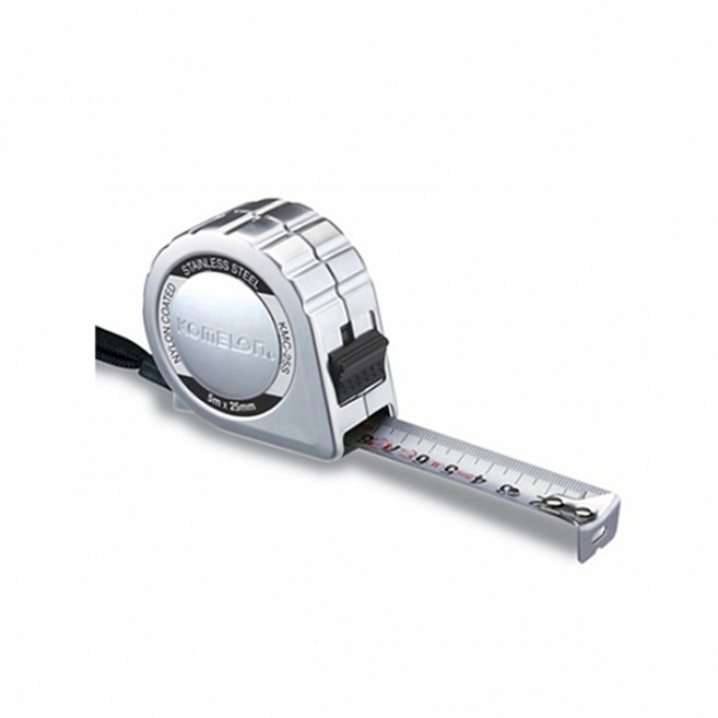 레이저 줄자 가정용 줄자 HM 줄자 코메론 스테인레스 줄자 KMC 25S 5M 빠른배송 hmjy몰, 1개