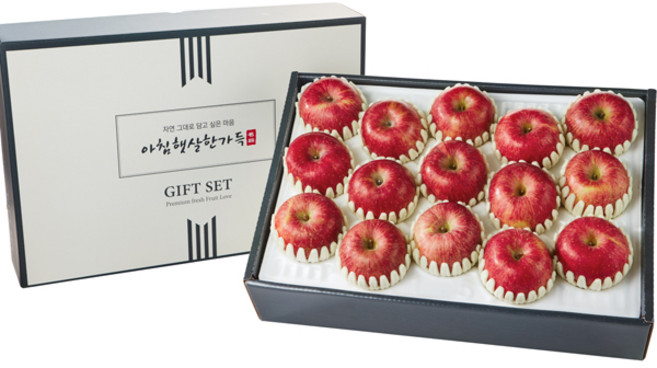 아침햇살사과 아침햇살 청송 꿀사과, 1개, 01-K03-선물4호4kg(상품)(15~17과)