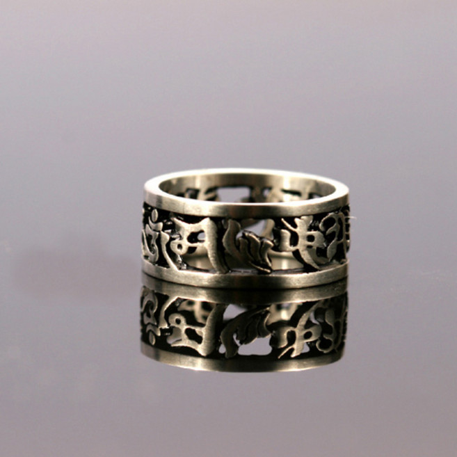 붓다스토리 소원 양각 스텐반지 패션 팔찌