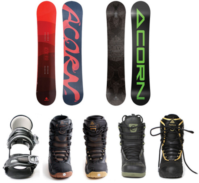 FELICE 장비세트6 ACORN데크 바인딩 LUCAS부츠, WESTSIDE 레드160+바인딩M, 1개