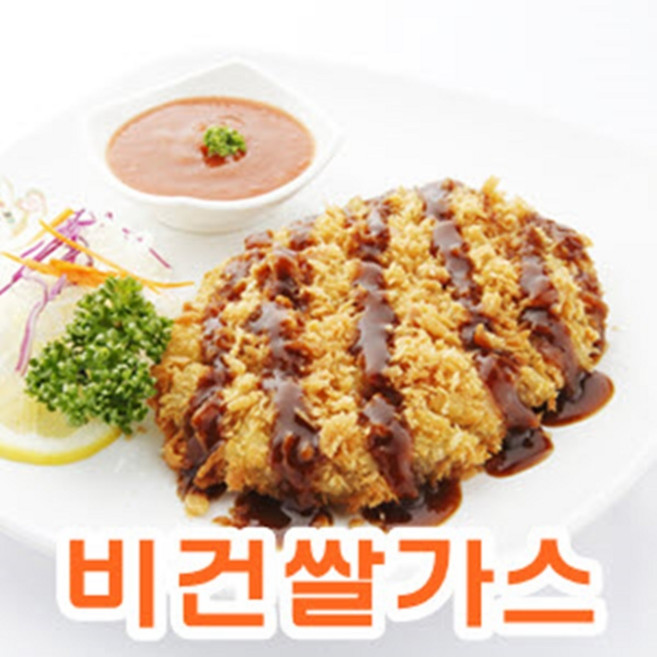유기농현미 동그랑땡 콩고기 비건쌀가스, 1세트, 240g