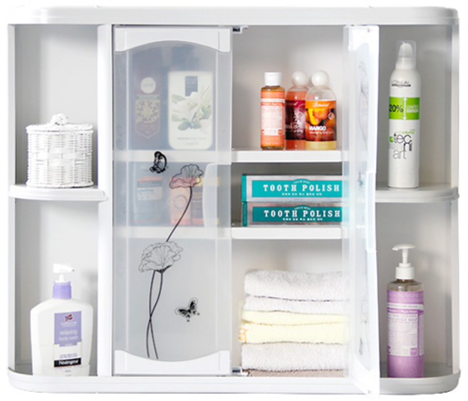 리빙 나비욕실장 특대형 수건장 욕실수납장, 1개