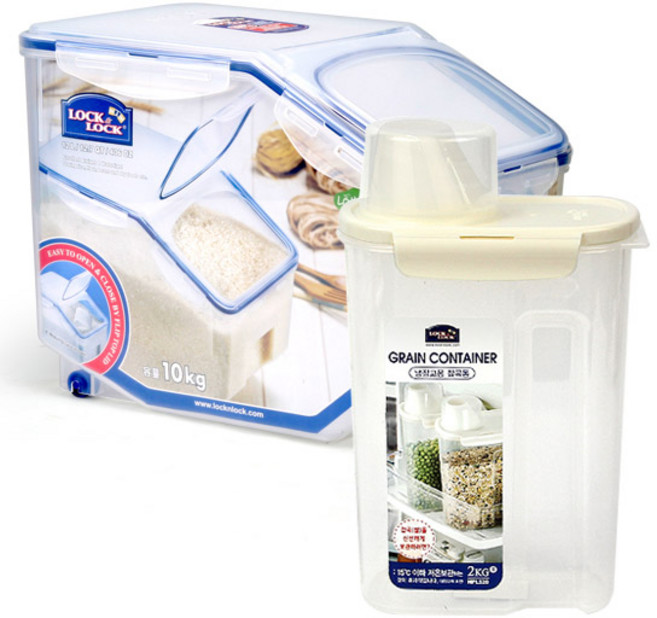 락앤락 쌀통 도어포켓잡곡통 2종 세트