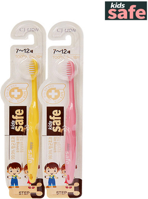 키즈세이프 어린이칫솔 스텝 3단계, 랜덤 발송, 1개입, 2개