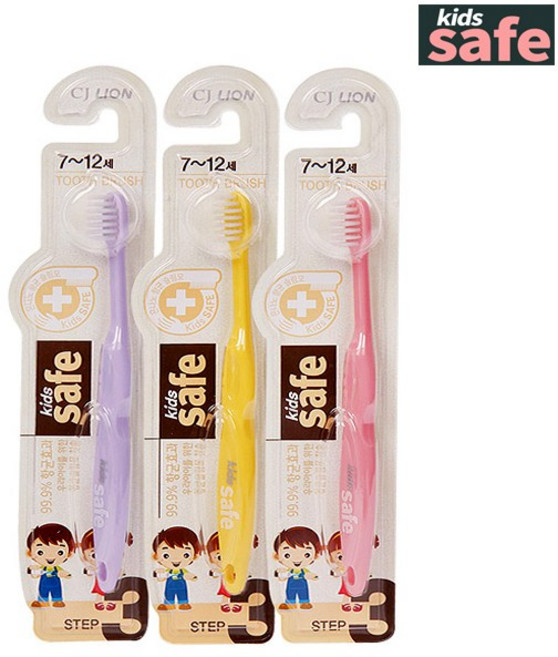 키즈세이프 스텝 3단계 어린이칫솔, 랜덤 발송, 1개입, 3개