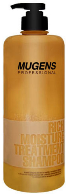 웰코스 뮤겐스 리치 모이스쳐 트리트먼트(산성) 샴푸 1000g, 1L, 1개