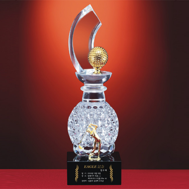 골프트로피 크리스탈트로피 골프패 HY17-14