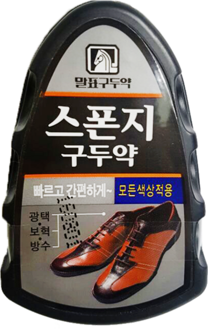 말표 스폰지구두약, 무색, 1개