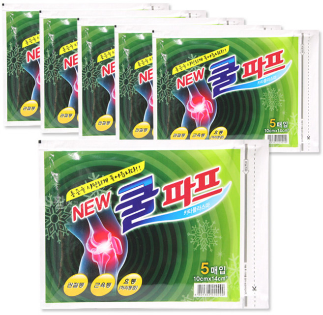대일제약 뉴 쿨파프, 5개입, 6개