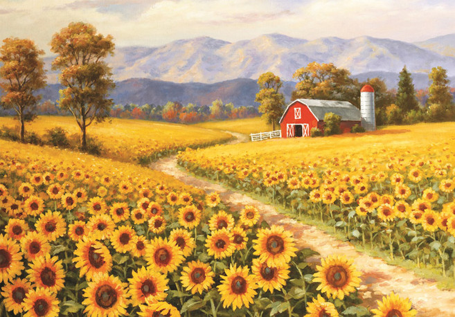 해바라기농장 1000피스 직소퍼즐 PL1361, 1개