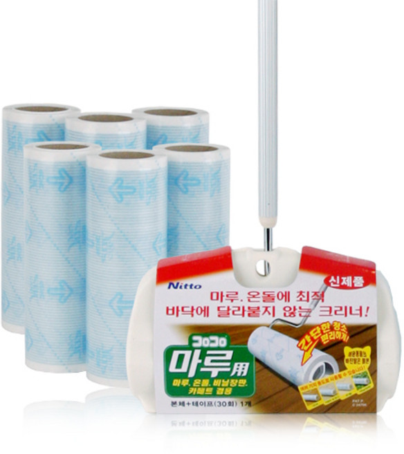 고로고로 테이프크리너 마루용 멀티크리너본체+리필2세트