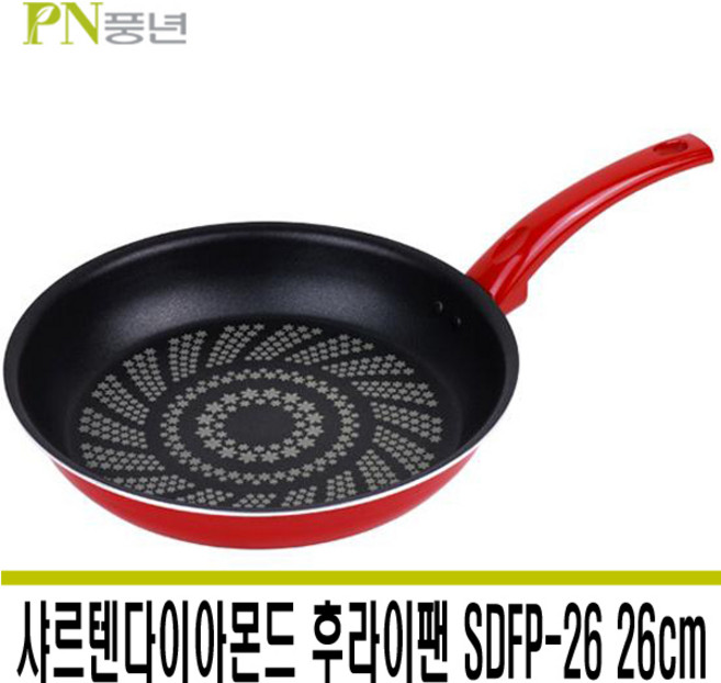 PN풍년 샤르텐다이아몬드 후라이팬 SDFP-22, 1개, SDFP-26cm, SDFP-26 (26cm)