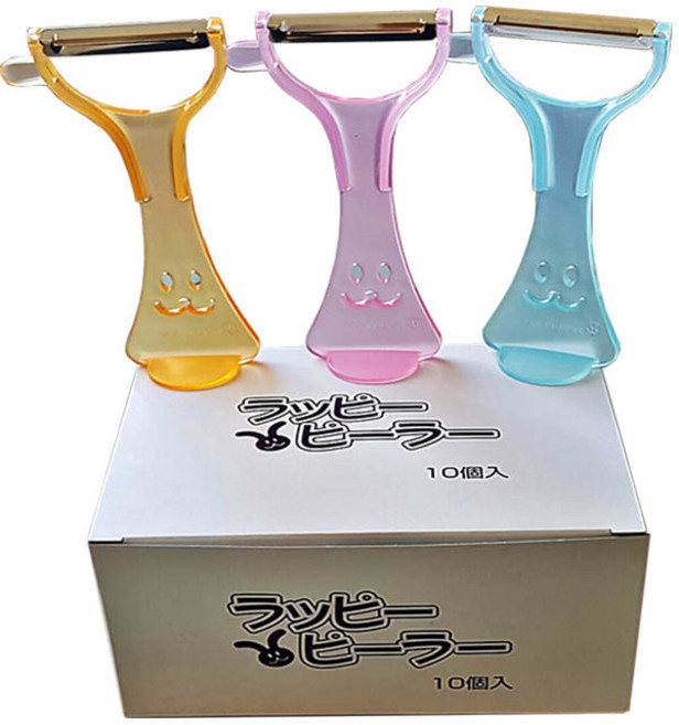 일본 감자칼 니켄 스마일 누드감자칼 필러 스탠드 감자칼, 랜덤발송, 1개