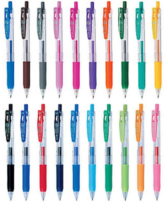 제브라 사라사 클립 중성펜 sarasa 0.3 0.4 0.5mm, 0.4 BL블루